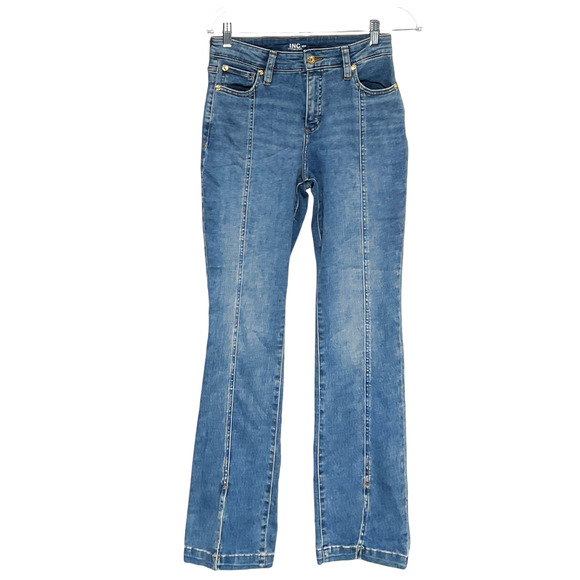 INC Int'l Concepts Women's Blue Bootcut Jeans - Picture 1 of 4